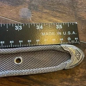 Accessories | Metal Belt Silver Color Five Native American 
